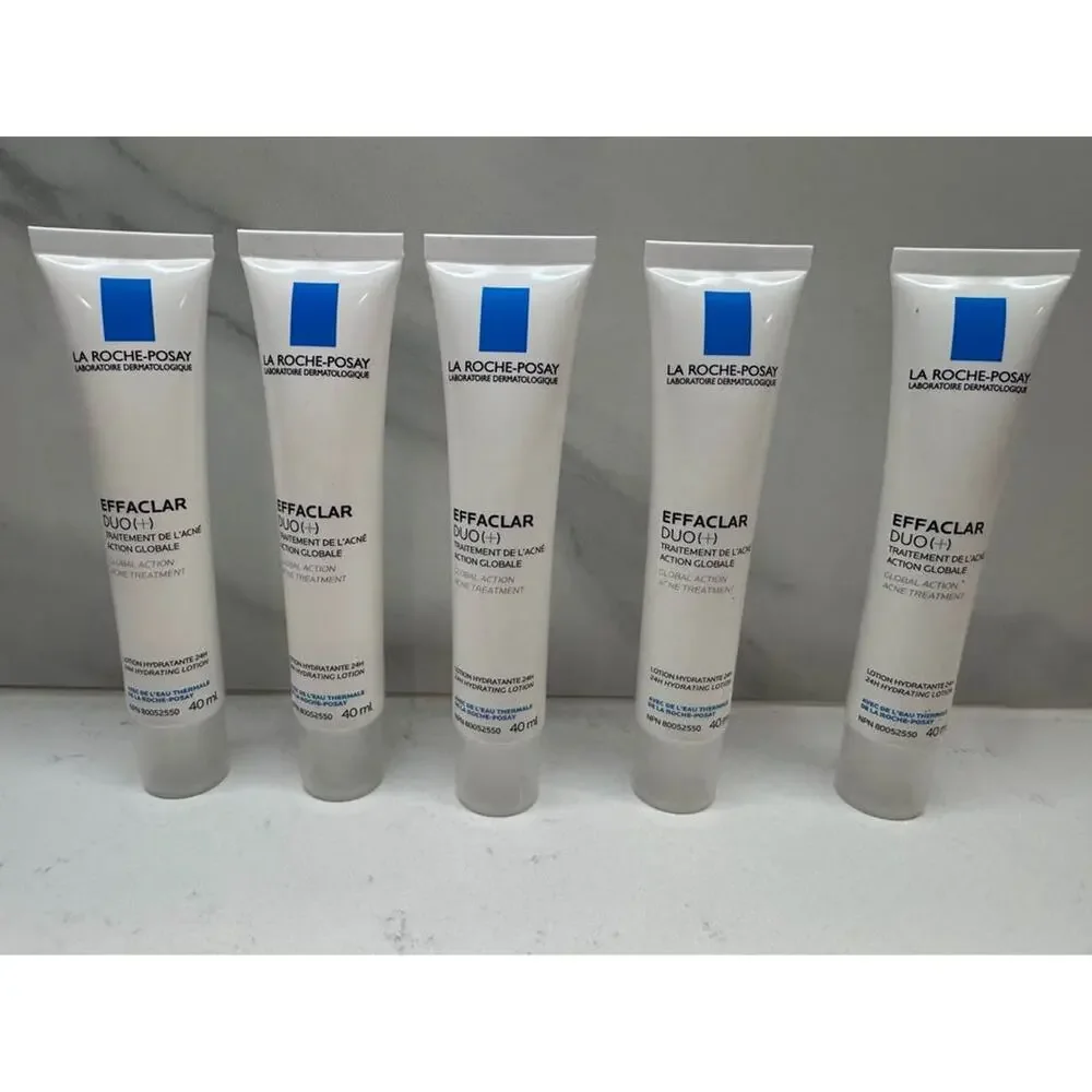 Lot of 5 of La Roche-Posay Effaclar Duo Global Action Acne Spot Treatment 40 ml